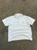 Vintage 90s Lacoste Sport Embroidered Logo Collared 1/4 Button Up Shirt Size Medium