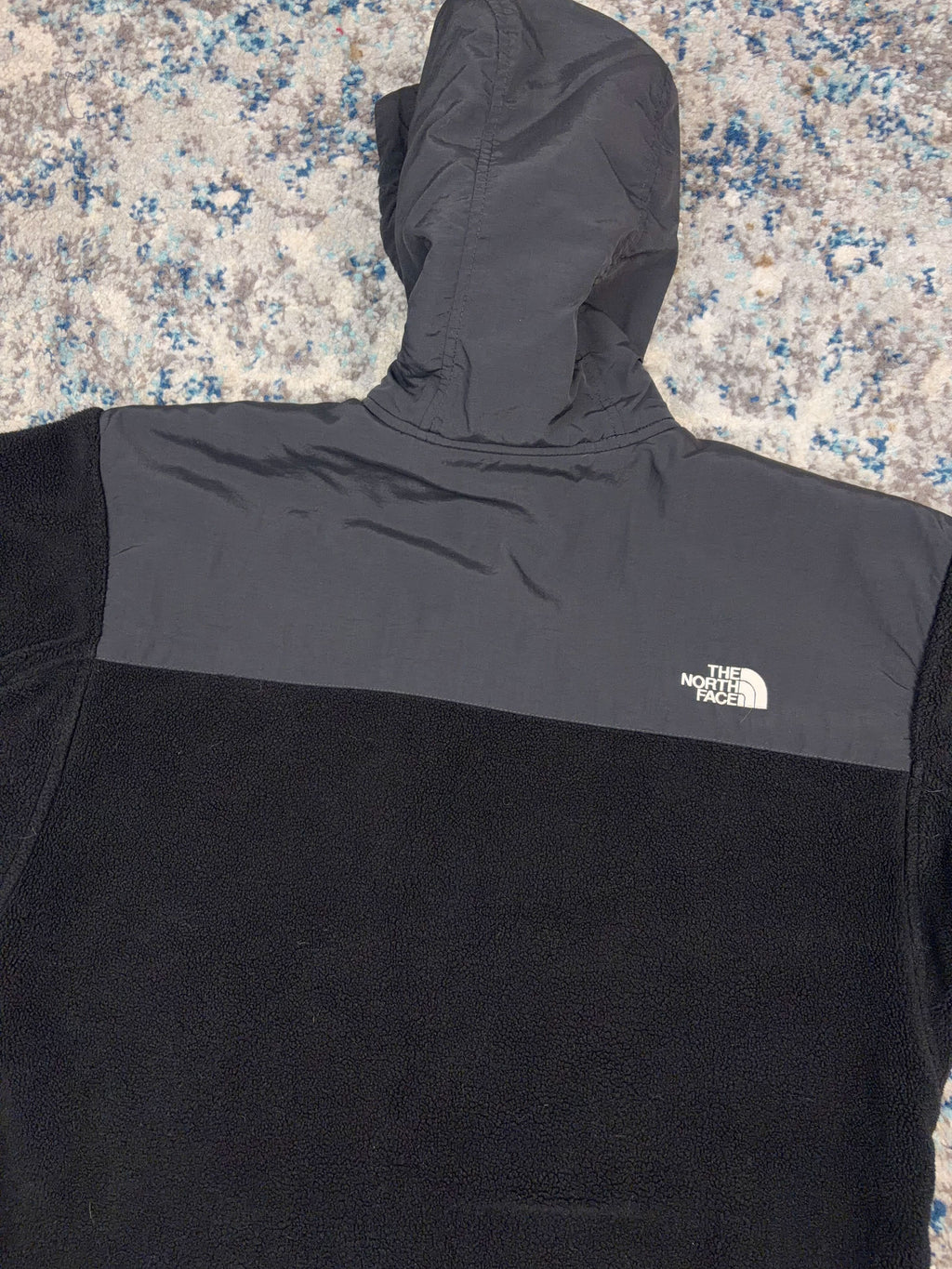 Vintage The North Face TNF Fleece Full Zip Hooded Sweatshirt Size Large