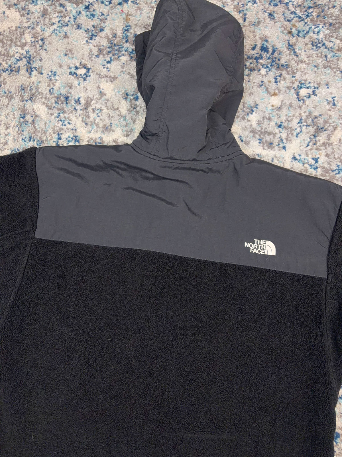Vintage The North Face TNF Fleece Full Zip Hooded Sweatshirt Size Large