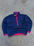 Vintage GAP Cold Tested Fleece 1/2 Zip Pullover Sweatshirt Size Medium