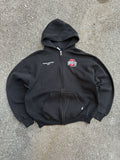 Vintage 2002 Ohio State Buckeyes NCAA National Champs Full Zip Hooded Sweatshirt Size Large