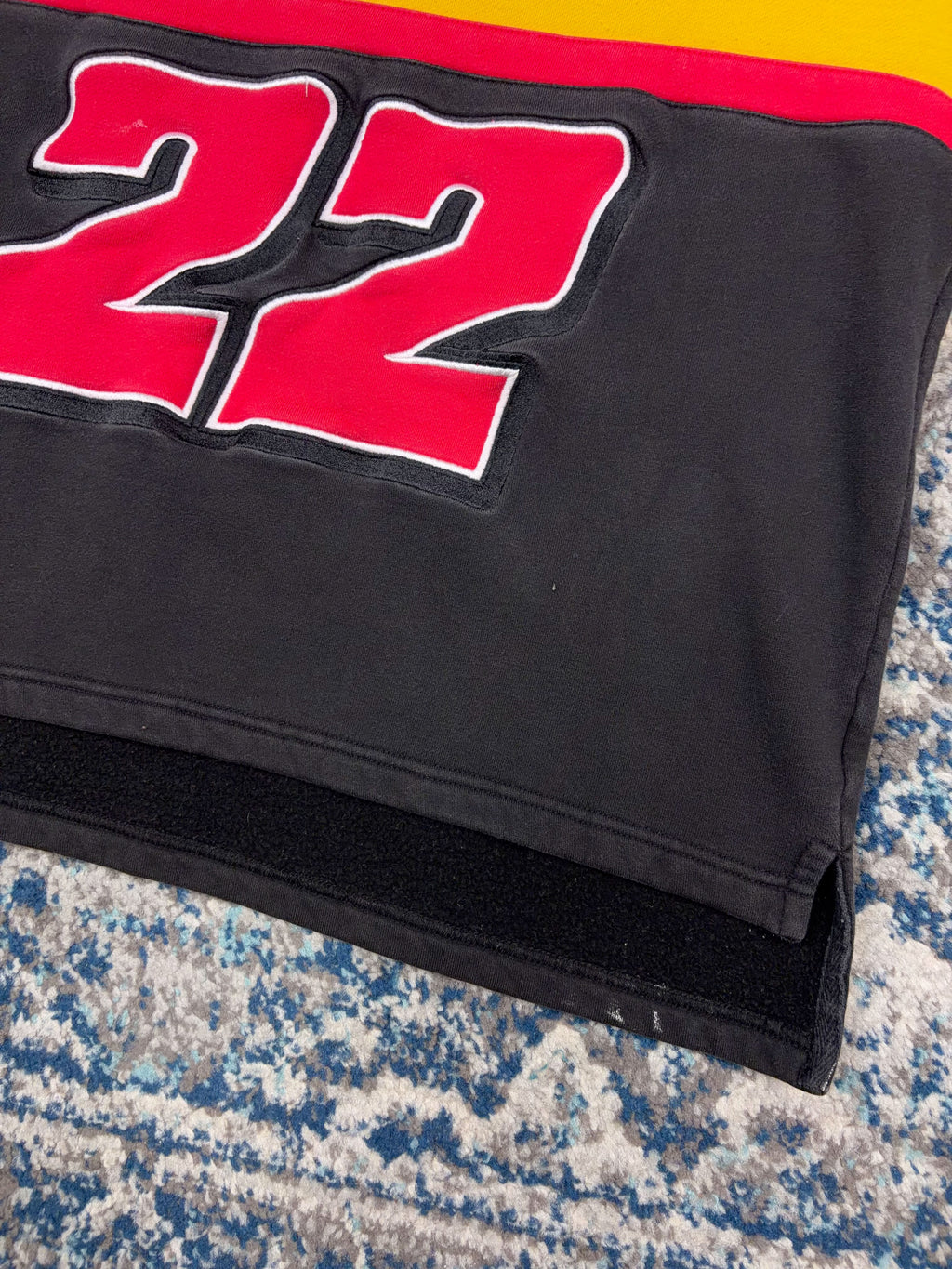 Vintage Ward Burton #22 Nascar Caterpillar Racing Embroidered Sweatshirt Size Large