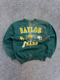 Vintage Baylor Bears NCAA Graphic Logo Spellout Sweatshirt Size Medium