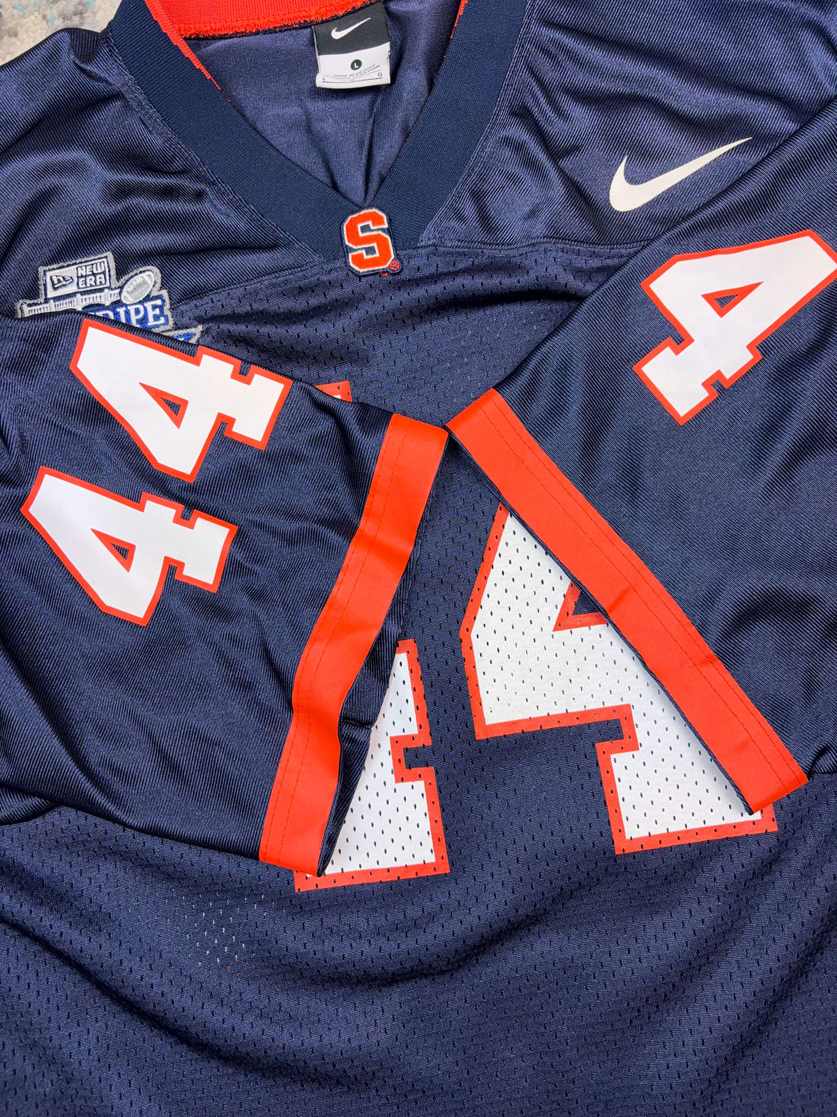 2010 Brotzki #44 Syracuse Orangemen NCAA Nike Football Jersey Size Large