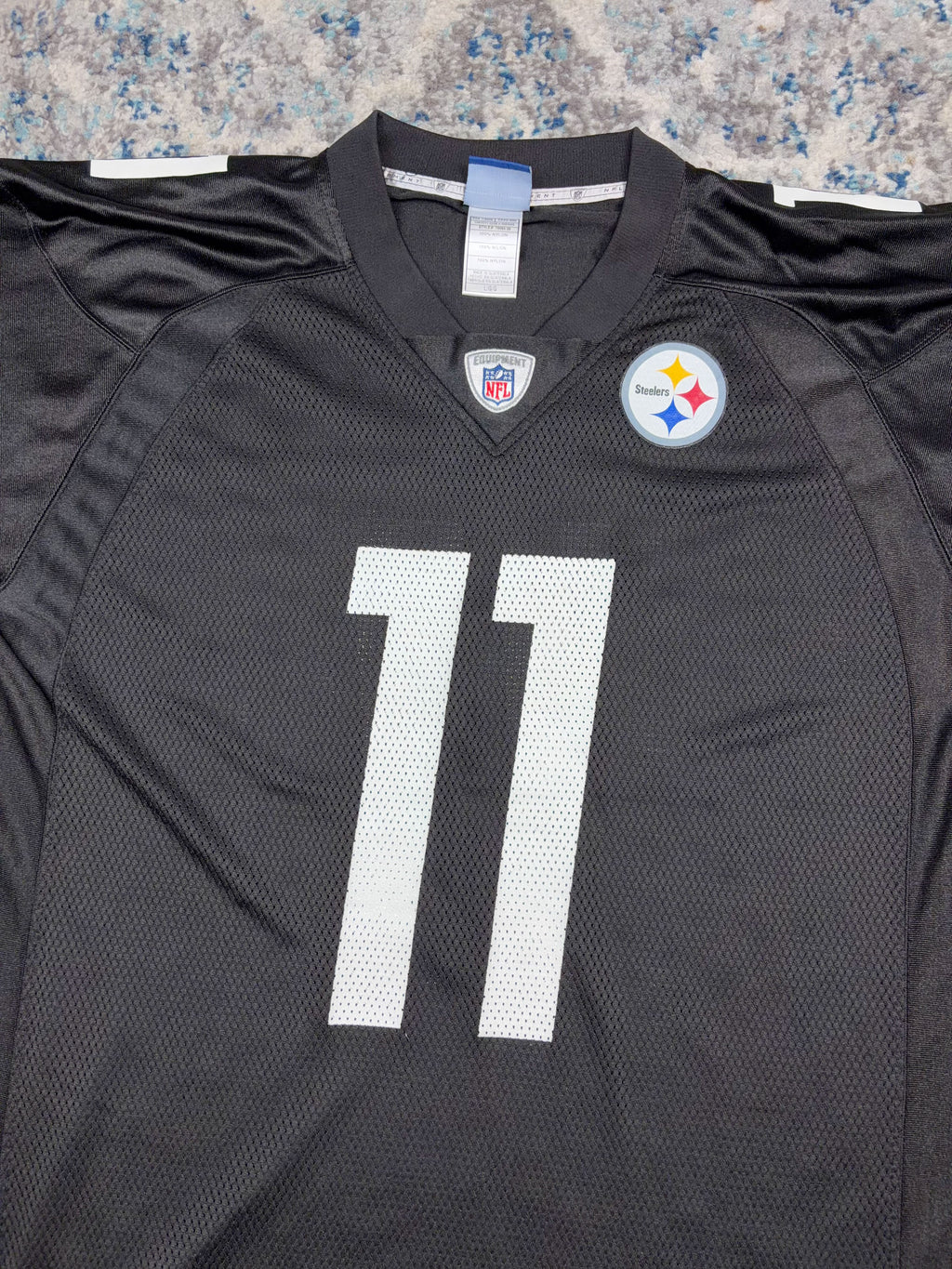 Stefan Logan #11 Pittsburgh Steelers NFL Reebok Football Jersey Size Large