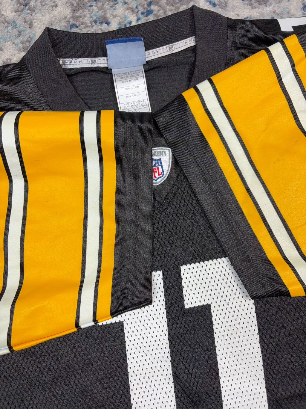 Stefan Logan #11 Pittsburgh Steelers NFL Reebok Football Jersey Size Large
