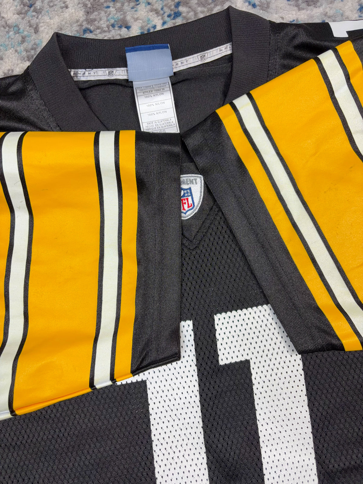 Stefan Logan #11 Pittsburgh Steelers NFL Reebok Football Jersey Size Large