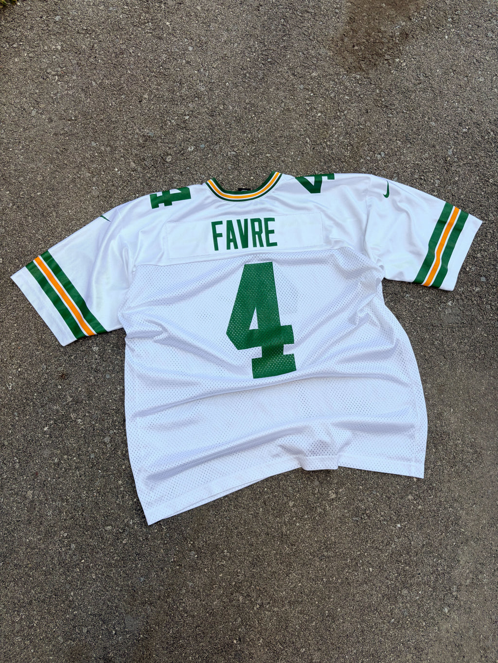 Vintage Brett Favre #4 Green Bay Packers NFL Nike Football Jersey Size 2XL