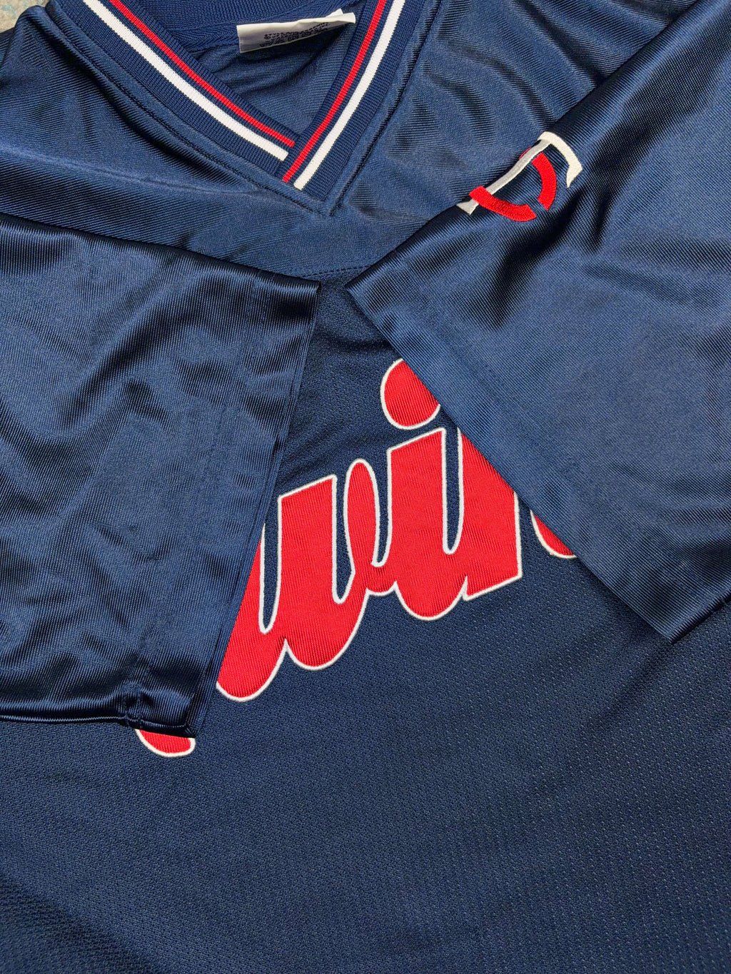 Vintage Minnesota Twins MLB Stitched Baseball Jersey Size Large