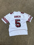 Vintage Jeff Garcia #5 San Fransisco 49ers NFL Puma Football Jersey Size Medium
