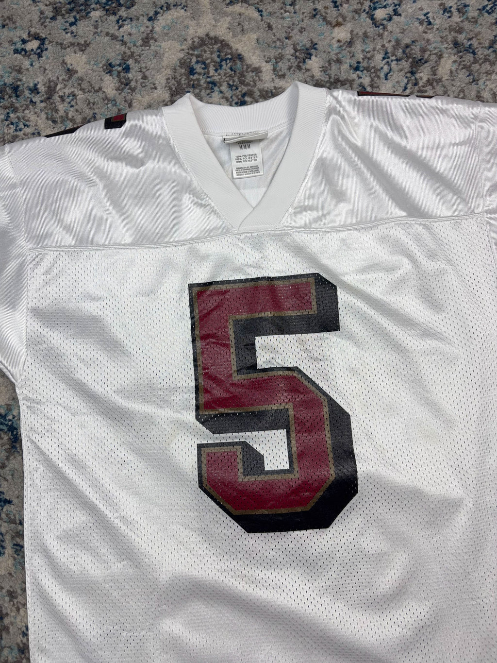 Vintage Jeff Garcia #5 San Fransisco 49ers NFL Puma Football Jersey Size Medium