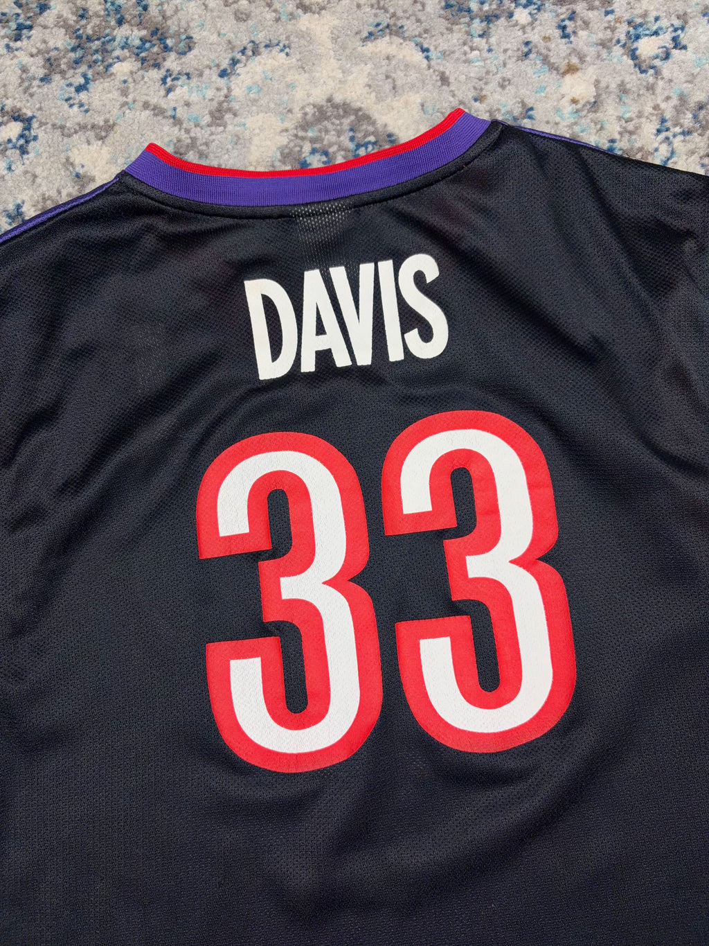 Vintage Antonio Davis #33 Toronto Raptors NBA Reebok Basketball Jersey Size XL