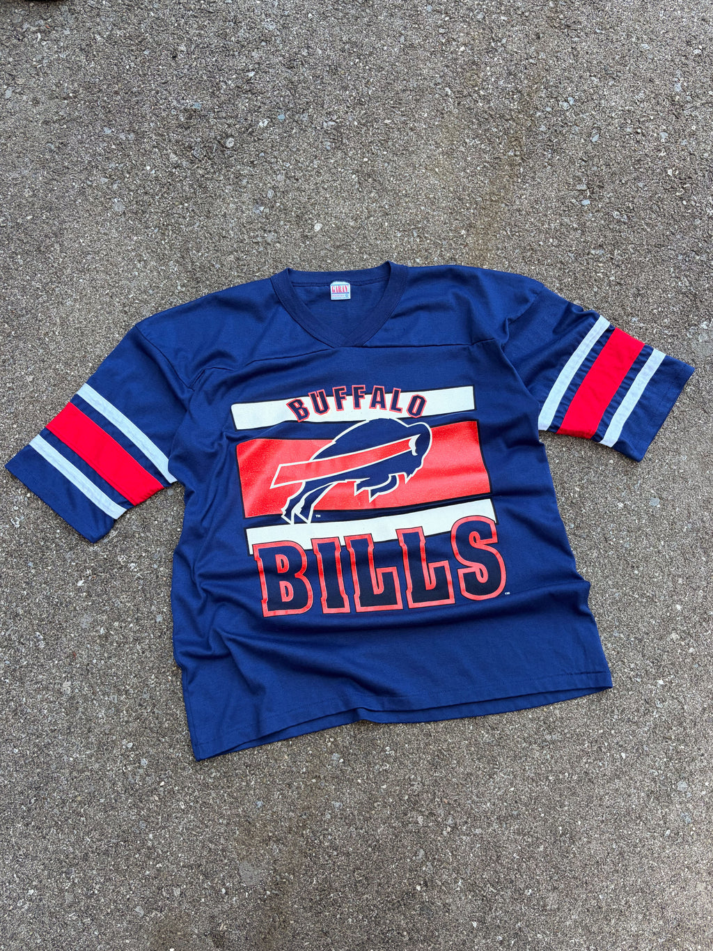 Vintage 90s Buffalo Bills NFL T-Shirt Style Graphic Football Jersey Size XL