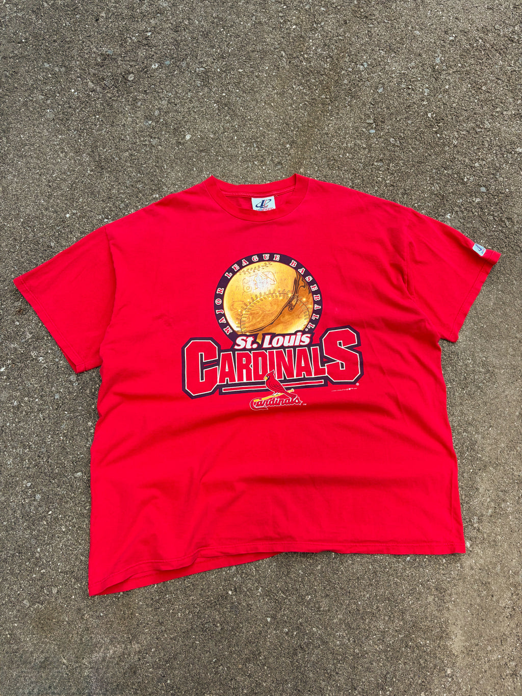 Vintage 1999 St. Louis Cardinals MLB Big Graphic T-Shirt Size 2XL