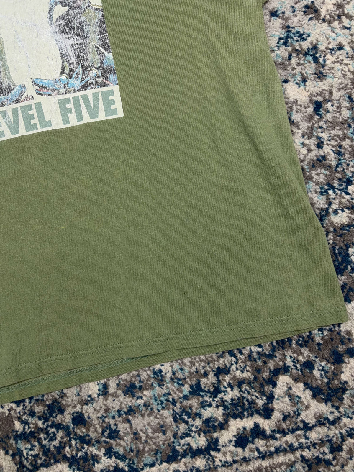 Vintage 2001 King Crimson Level Five Rock Music Tour T-Shirt Size XL