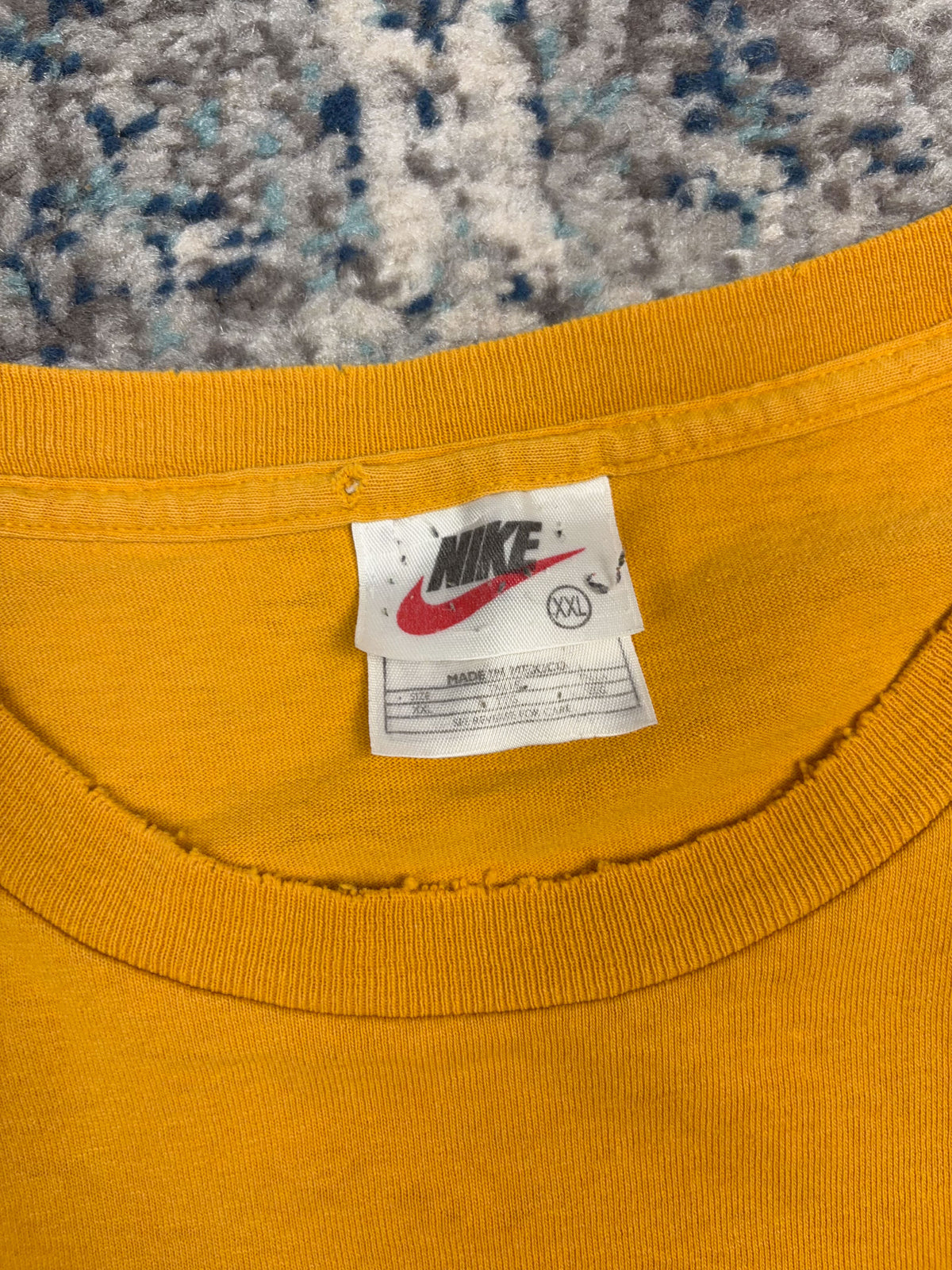 Vintage Nike Embroidered Mini Swoosh T-Shirt Size 2XL