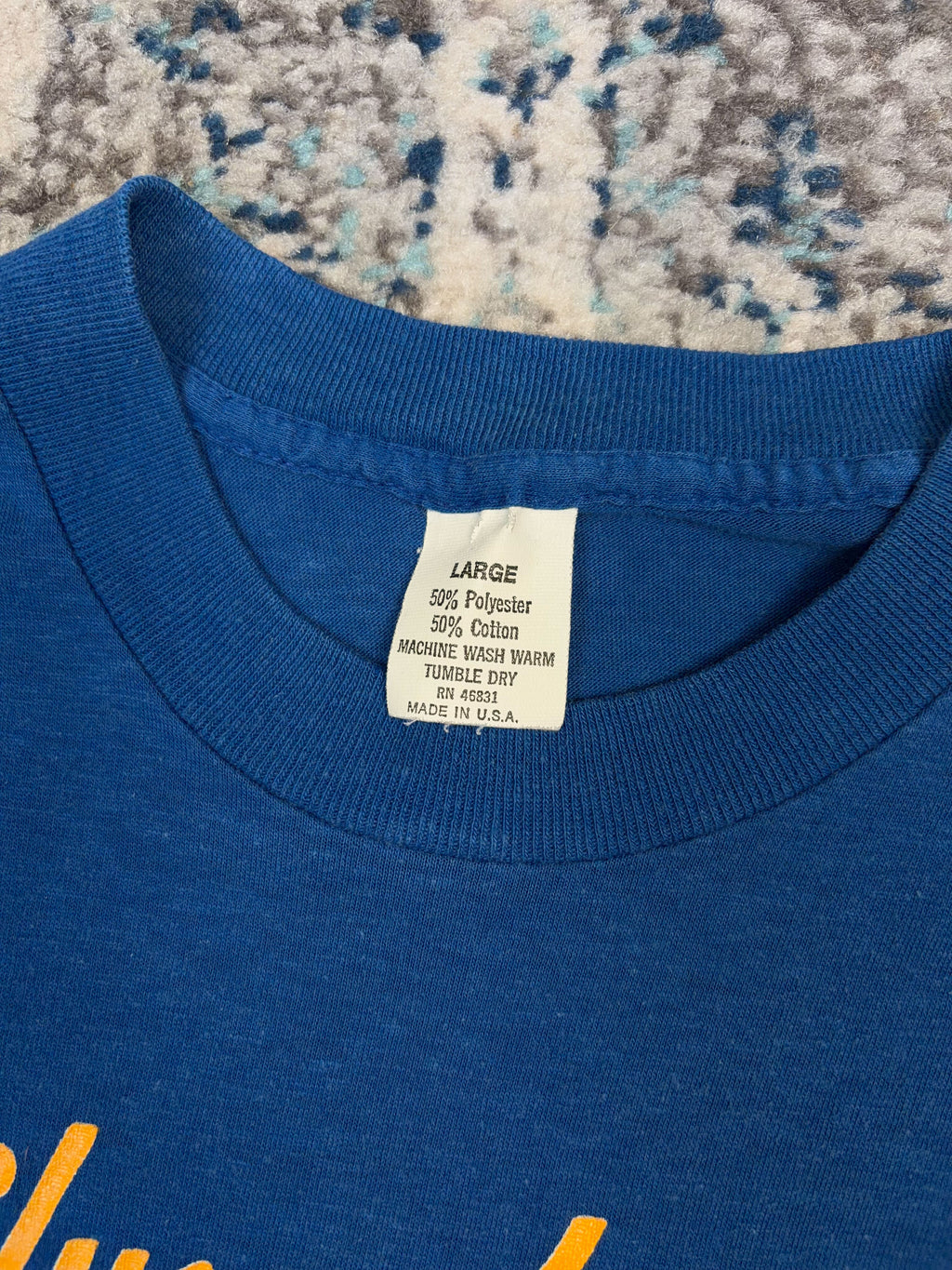 Vintage 80s Milwaukee Brewers MLB Script Spellout T-Shirt Size Large