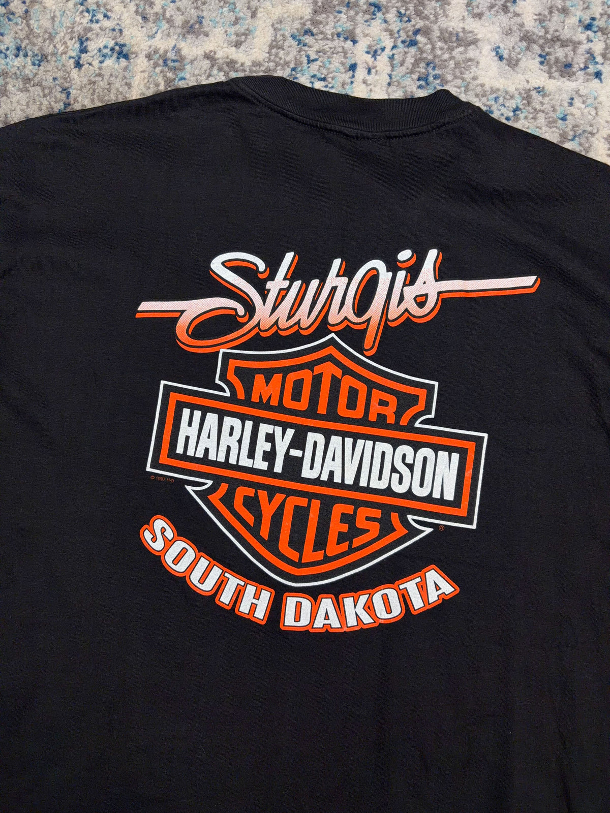 Vintage 2000 Harley Davidson Size Does Matter Engine Graphic T-Shirt Size XL