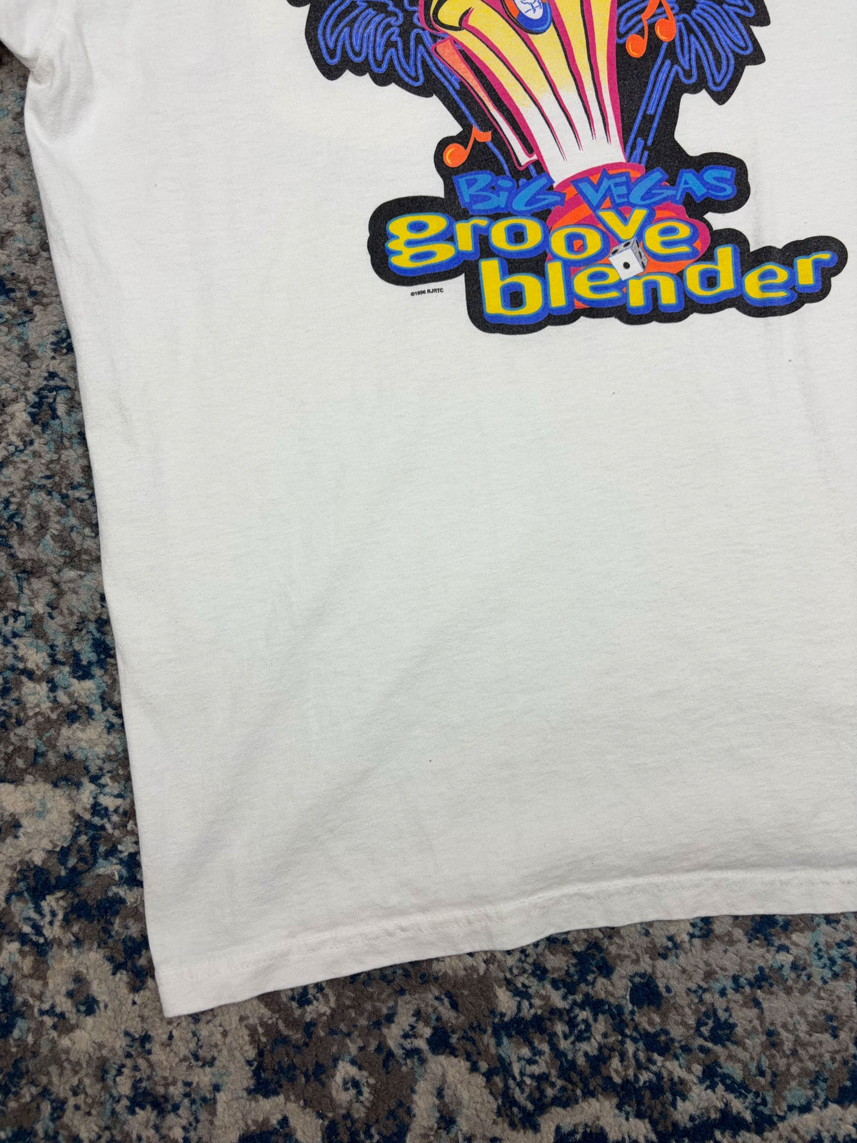 Vintage 1996 Camel Big Vegas Groove Blender Graphic T-Shirt Size XL