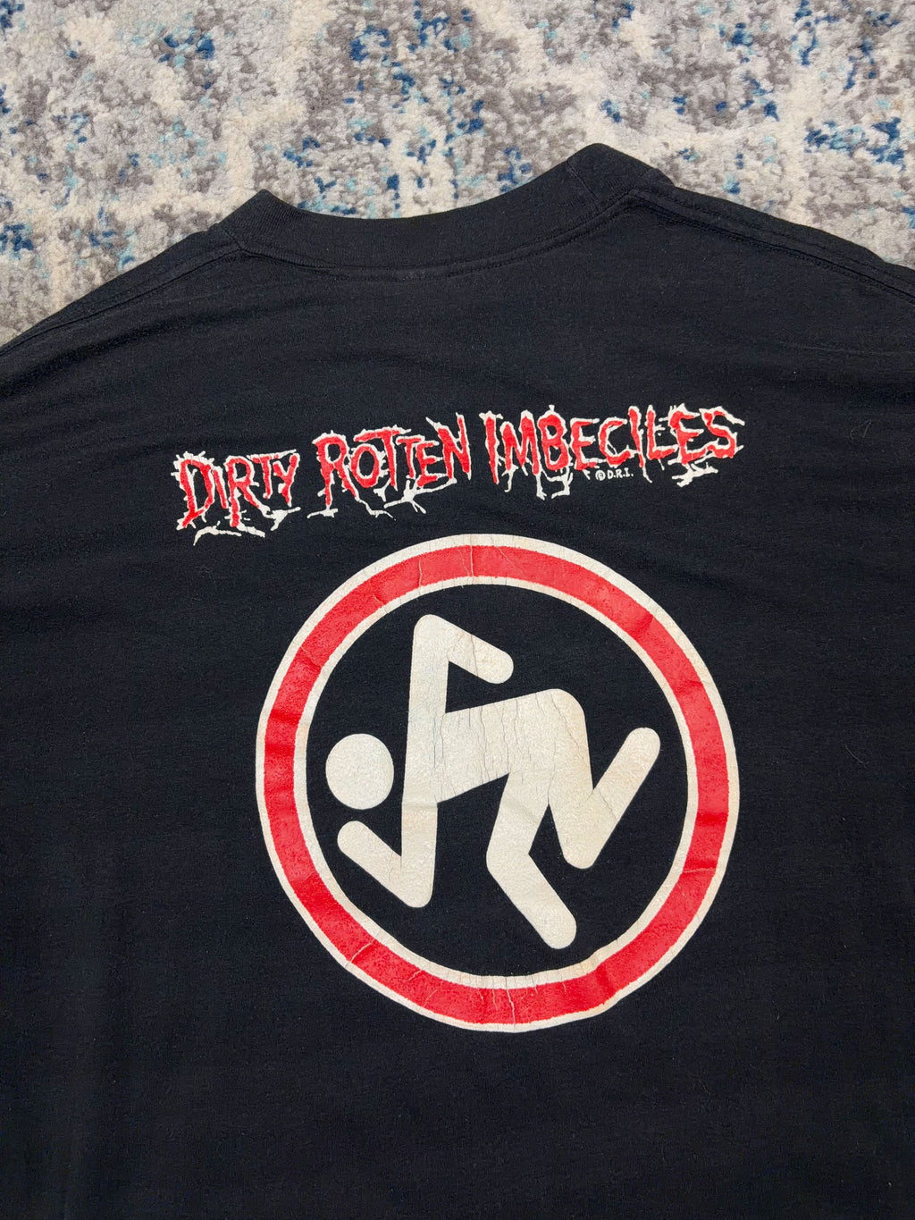 Vintage 90s Dirty Rotten Imbeciles Thrash Metal Music Graphic T-Shirt Size XL