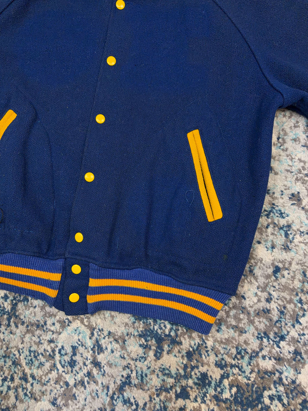 Vintage 70s/80s Felco New York Wool Varsity Bomber Jacket Size Medium