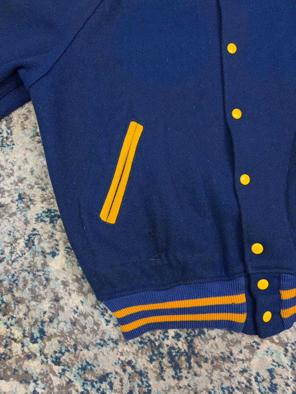 Vintage 70s/80s Felco New York Wool Varsity Bomber Jacket Size Medium