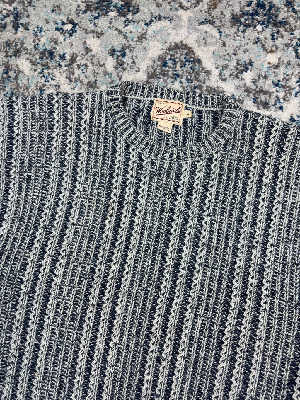 Vintage Woolrich Ribbed Pullover Knit Sweater Size Large
