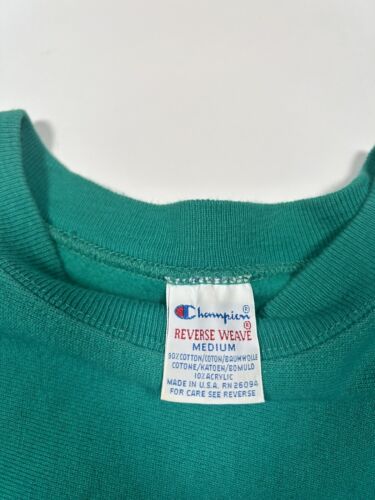 VTG 90s Champion Reverse Weave Embroidered Small C Sweatshirt Size Medium